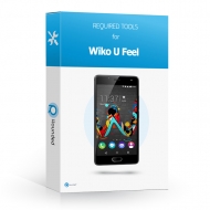 Wiko U Feel Toolbox Toolbox with all the specific required tools to open the smartphone.