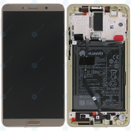 Huawei Mate 10 (ALP-L09, ALP-L29) Display module frontcover+lcd+digitizer+battery brown 02351PNS
