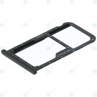 Huawei Mate 10 Lite (RNE-L01, RNE-L21) Sim tray + MicroSD tray black 51661GMM