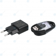 Sony QuickCharge travel charger 1500mAh UCH20 incl. USB data cable type-C black 1295-7081 UCB20