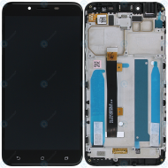 Asus Zenfone 3 Max (ZC553KL) Display module frontcover+lcd+digitizer black 90AX00D2-R20010