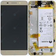 Huawei Honor 4X (CherryPlus-L11) Display module frontcover+lcd+digitizer+battery gold 02350HKW