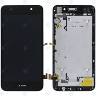 Huawei Y6 (SCL-L31, SCL-L21) Display module frontcover+lcd+digitizer black 02350LRA