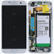 Samsung Galaxy S7 Edge (SM-G935F) Display unit complete + Battery white GH82-13364A