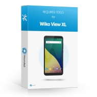 Wiko View XL Toolbox Toolbox with all the specific required tools to open the smartphone.