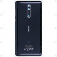 Nokia 8 Battery cover polished blue 20NB1LW0014
