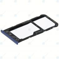 Huawei P smart (FIG-L31) Sim tray + MicroSD tray blue 51661HSE