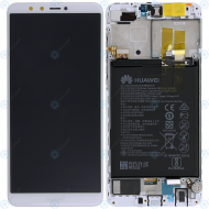 Huawei Y9 2018 Display module LCD + Digitizer white 02351VFU