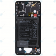 Huawei P20 (EML-L09, EML-L29) Middle cover + Battery black 02351VTL