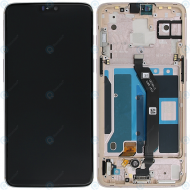 OnePlus 6 (A6000, A6003) Display module frontcover+lcd+digitizer silk white