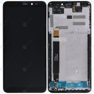 Wiko View Display module frontcover+lcd+digitizer black S101-ADQ130-000