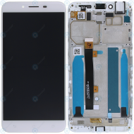 Asus Zenfone 3 Max (ZC553KL) Display module frontcover+lcd+digitizer white 90AX00D3-R20010