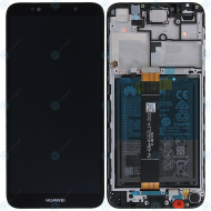 Huawei Y5 2018 Display module frontcover+lcd+digitizer+battery black 02351XHU