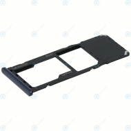 Samsung Galaxy A7 2018 (SM-A750F) Sim tray + MicroSD tray black GH98-43635A