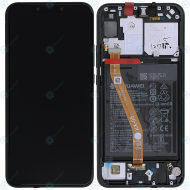 Huawei P smart+ (INE-LX1) Display module frontcover+lcd+digitizer+battery black 02352BUE