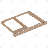 Samsung Galaxy J4+ (SM-J415F), Galaxy J6+ (SM-J610F) Sim tray + MicroSD tray gold GH64-07065E_image-1