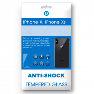 iPhone X, iPhone Xs Tempered glass 3D black (BACK SIDE)