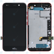 Wiko Wim Lite (P6901) Display module frontcover+lcd+digitizer red S101-AH7421-000