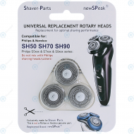 Philips Replacement Shaving heads (3 pieces) SH50, SH70, SH90