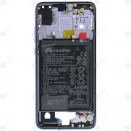 Huawei P20 (EML-L09, EML-L29) Middle cover + Battery twilight 02351WMP