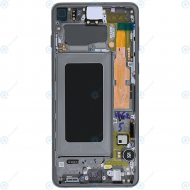 Samsung Galaxy S10 (SM-G973F) Display unit complete prism black GH82-18850A_image-6