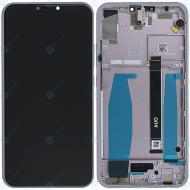 Asus Zenfone 5 (ZE620KL) Display module frontcover+lcd+digitizer meteor silver 90AX00Q3-R20013