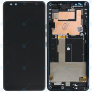 HTC U12+ Display module frontcover+lcd+digitizer ceramic black 80H02142-02