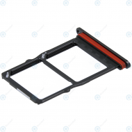 Huawei P30 (ELE-L09 ELE-L29) Sim tray + Nano card tray black 51661LAL_image-1