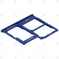 Samsung Galaxy A40 (SM-A405F) Sim tray + MicroSD tray blue GH98-44303C_image-1