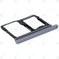 LG V40 ThinQ (LMV405 V405EBW) Sim tray + MicroSD tray new platinum grey ABN75659913