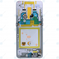 Samsung Galaxy A80 (SM-A805F) Display module LCD + Digitizer ghost white GH82-20348B_image-2