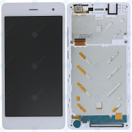 Wiko Jerry 2 Display module frontcover+lcd+digitizer white S101-AZ9050-000