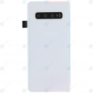 Samsung Galaxy S10 Duos (SM-G973F/DS) Battery cover prism white GH82-18381F