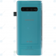 Samsung Galaxy S10 Duos (SM-G973F/DS) Battery cover prism green GH82-18381E