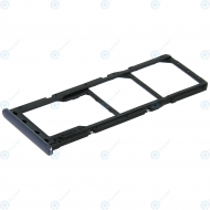 Samsung Galaxy A51 (SM-A515F) Sim tray + MicroSD tray prism crush black GH98-45036B_image-1