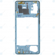 Samsung Galaxy A71 (SM-A715F) Middle cover prism crush blue GH98-44756C