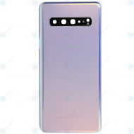 Samsung Galaxy S10 5G (SM-G977B) Battery cover crown silver GH82-19500A