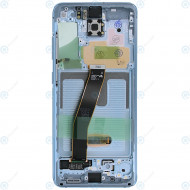Samsung Galaxy S20 (SM-G980F) Display unit complete cloud blue GH82-22131D_image-2