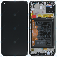 Huawei P40 Lite (JNY-L21A) Display module front cover + LCD + digitizer + battery black 02353KFU