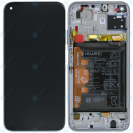 Huawei P40 Lite (JNY-L21A) Display module front cover + LCD + digitizer + battery breathing crystal 02353KFV