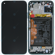 Huawei P40 Lite (JNY-L21A) Display module front cover + LCD + digitizer + battery emerald green 02353KGA