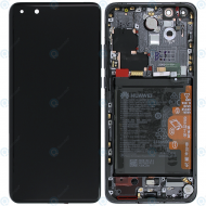 Huawei P40 Pro (ELS-NX9 ELS-N09) Display module front cover + LCD + digitizer + battery black 02353PJG