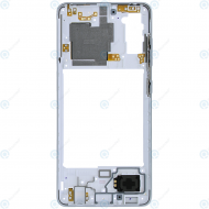 Samsung Galaxy A41 (SM-A415F) Middle cover prism crush silver GH98-45511C