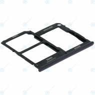 Samsung Galaxy A41 (SM-A415F) Sim tray + MicroSD tray prism crush black GH98-45275A