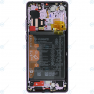Huawei P30 Pro (VOG-L09 VOG-L29) Display module front cover + LCD + digitizer + battery mystic lavender 02353DGM_image-6