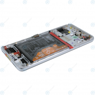 Huawei P40 (ANA-NX9 ANA-LX4) Display module front cover + LCD + digitizer + battery ice white 02353MFW_image-5