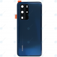 Huawei P40 Pro (ELS-NX9 ELS-N09) Battery cover deep sea blue 02353MMS