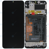 Huawei Y6p (MED-LX9 MED-LX49) Display module front cover + LCD + digitizer + battery midnight black 02353LKV