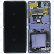 Samsung Galaxy Z Flip (SM-F700F) Display unit complete mirror purple GH82-22215B