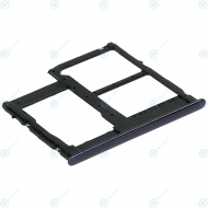 Samsung Galaxy A31 (SM-A315F) Sim tray + MicroSD tray prism crush black GH98-45432A_image-1